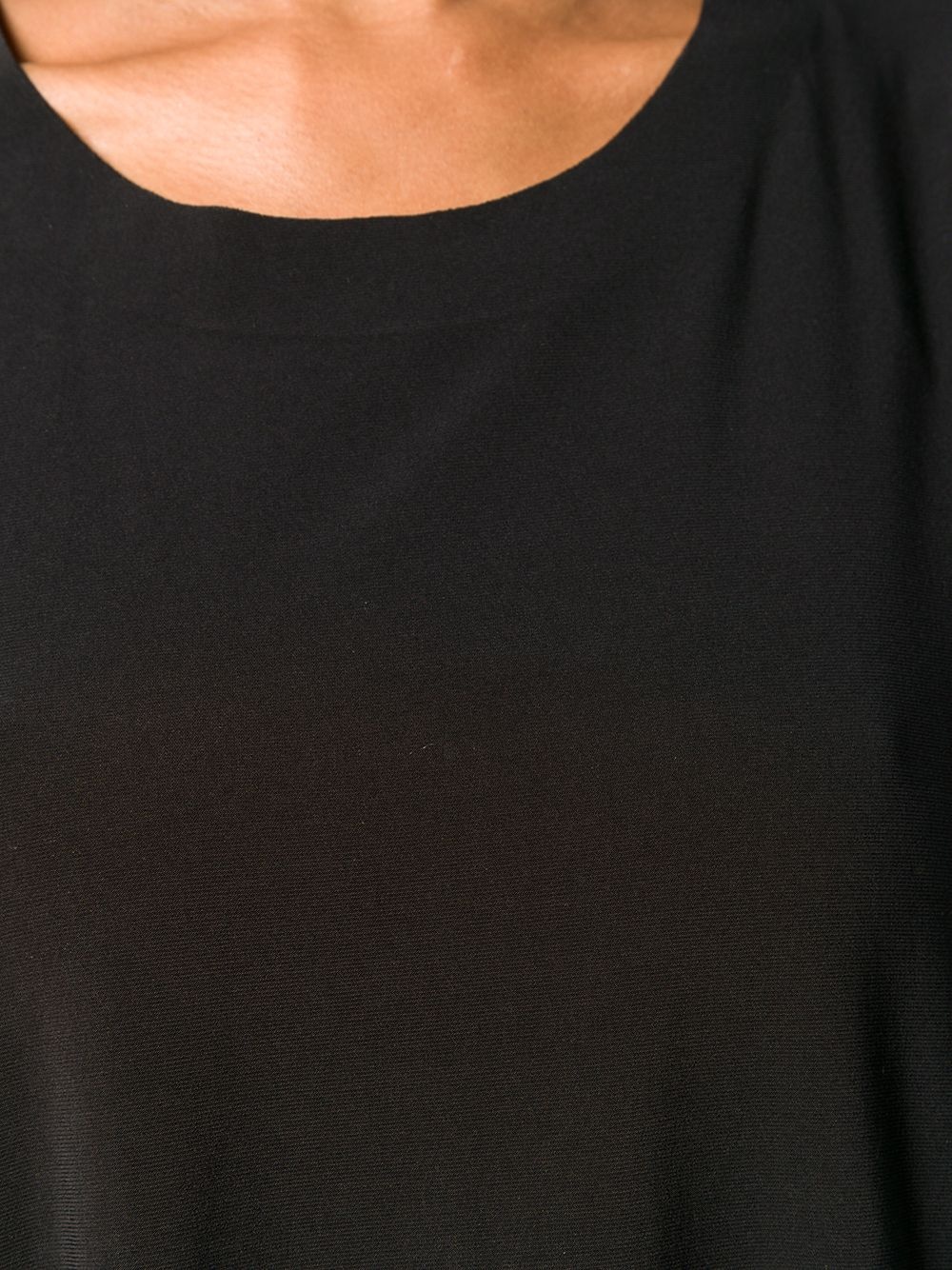 scoop neck T-shirt - 5
