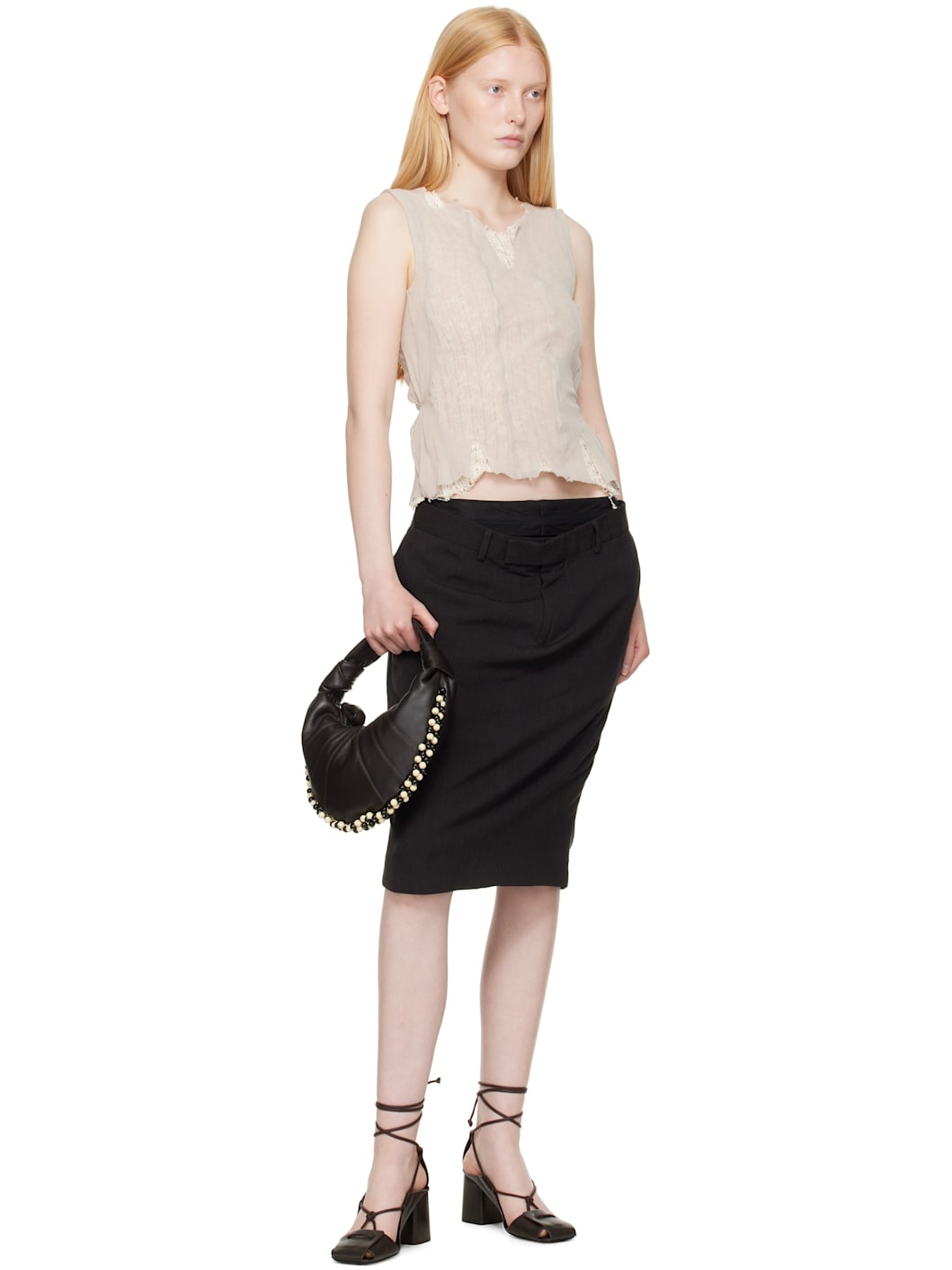 Taupe Ragged Top - 4