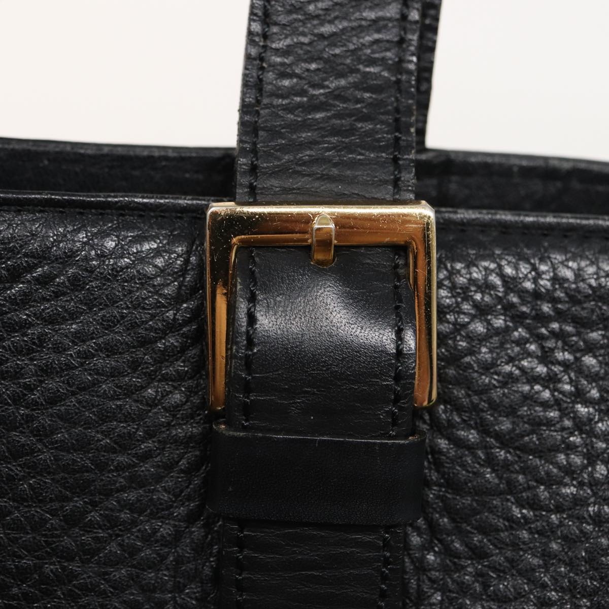 Burberry Hand Bag Leather Black - 10