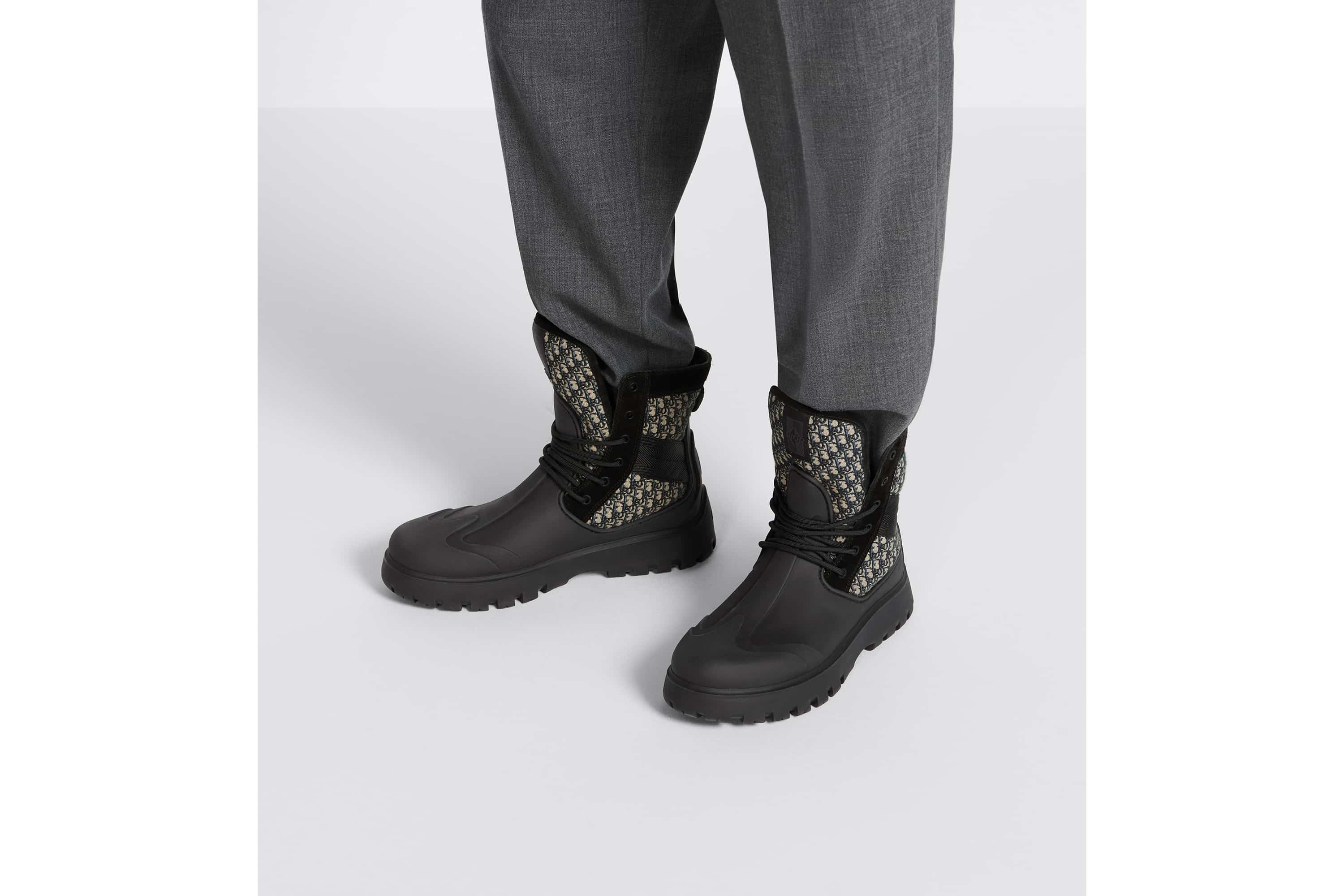 Dior Dior Garden Lace Up Boot REVERSIBLE