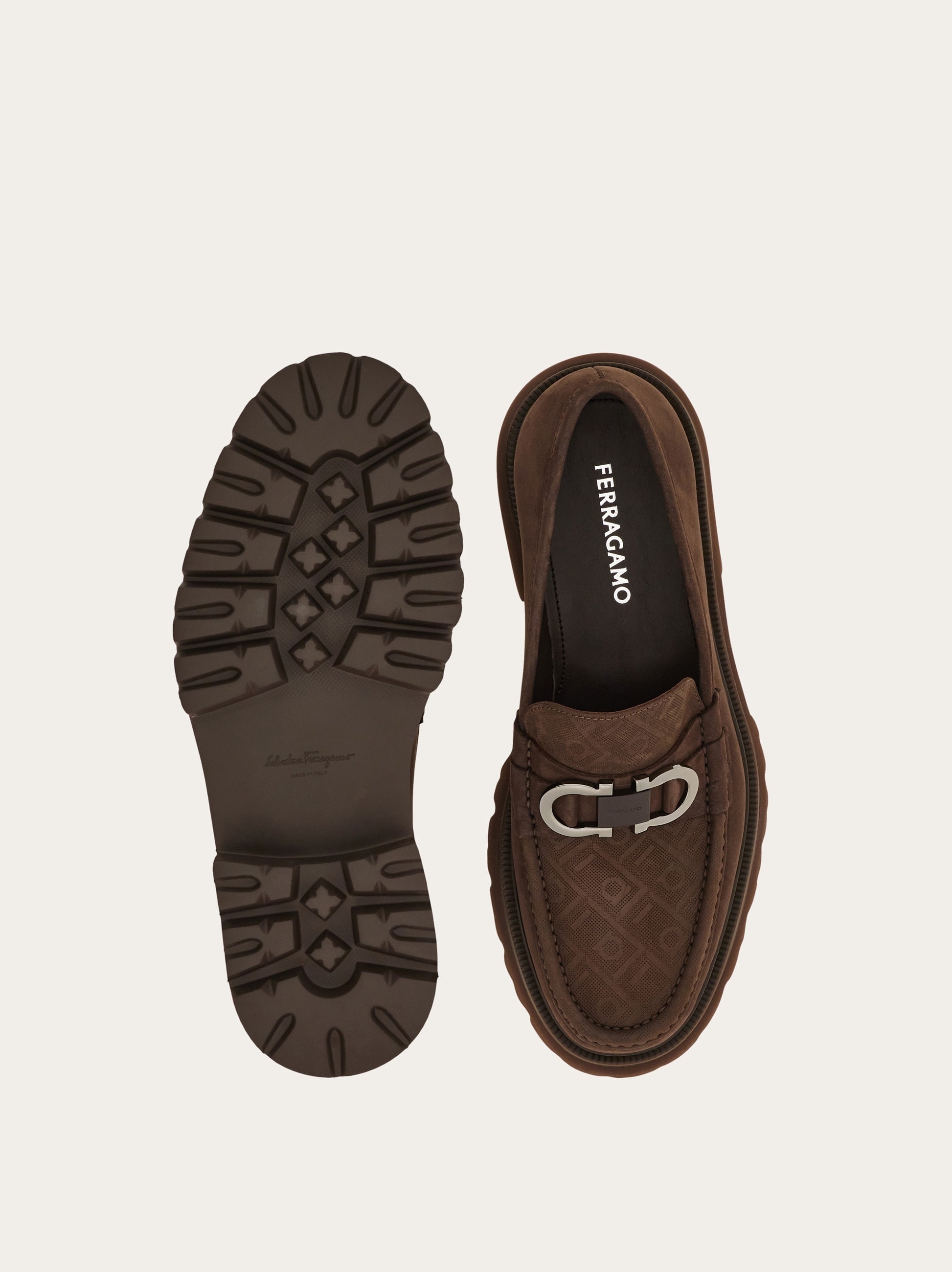 Loafer with Gancini ornament - 6
