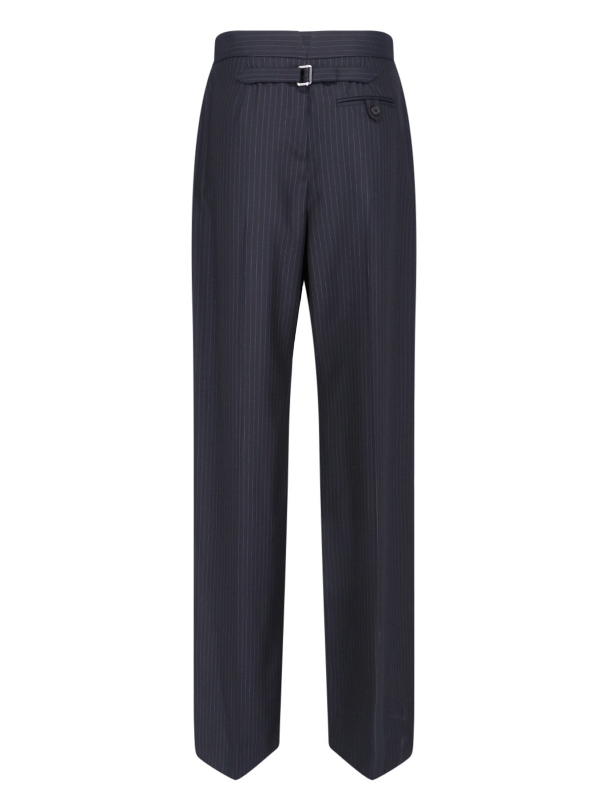 PINSTRIPE WOOL CHINOS - 2