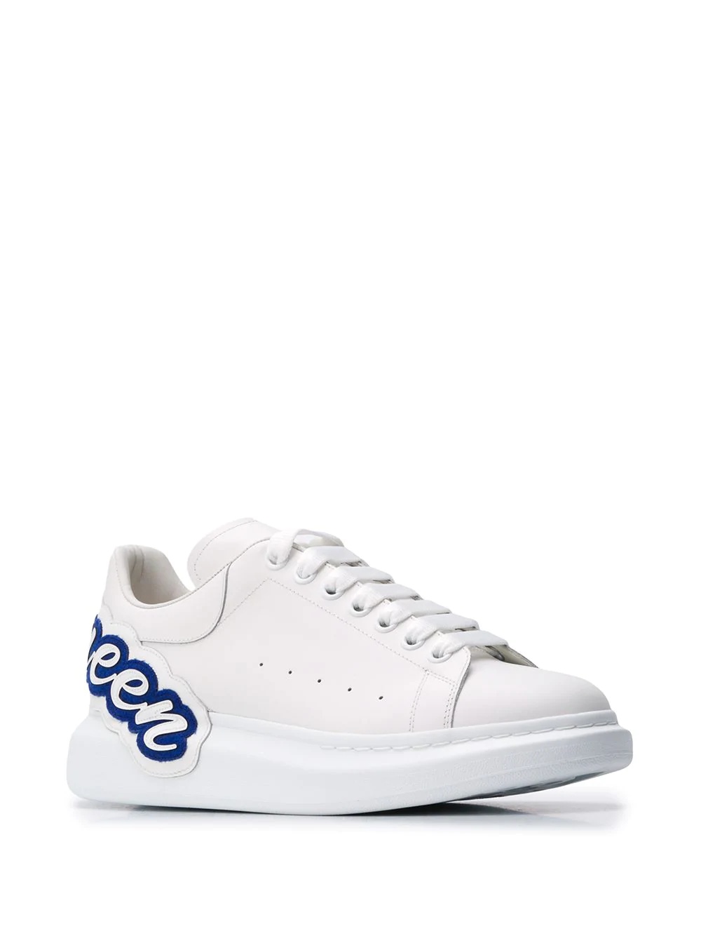 oversized logo-patch sneakers - 2