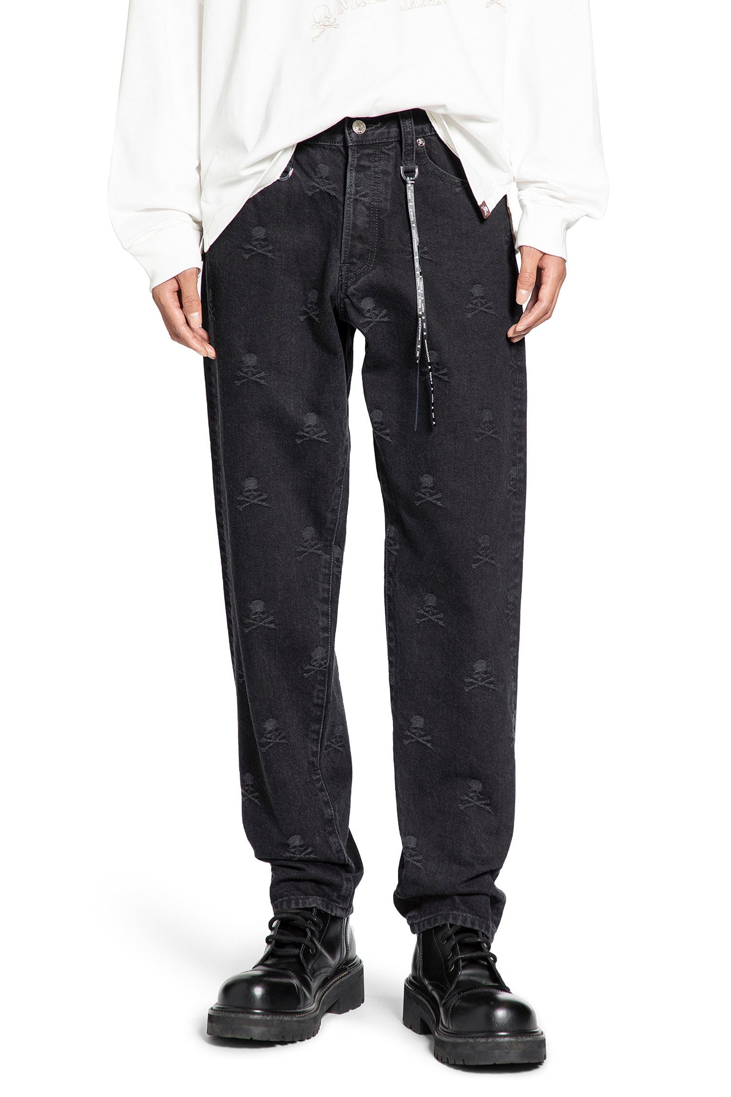 All Over Skull 5 Pocket Jeans - 6