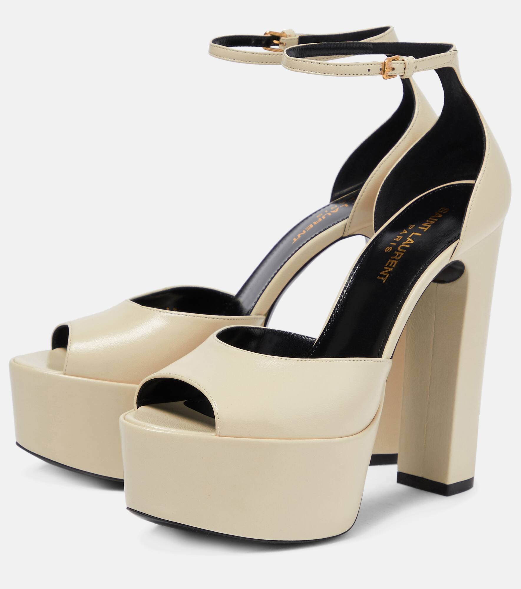 Jodie 145 platform leather sandals - 5