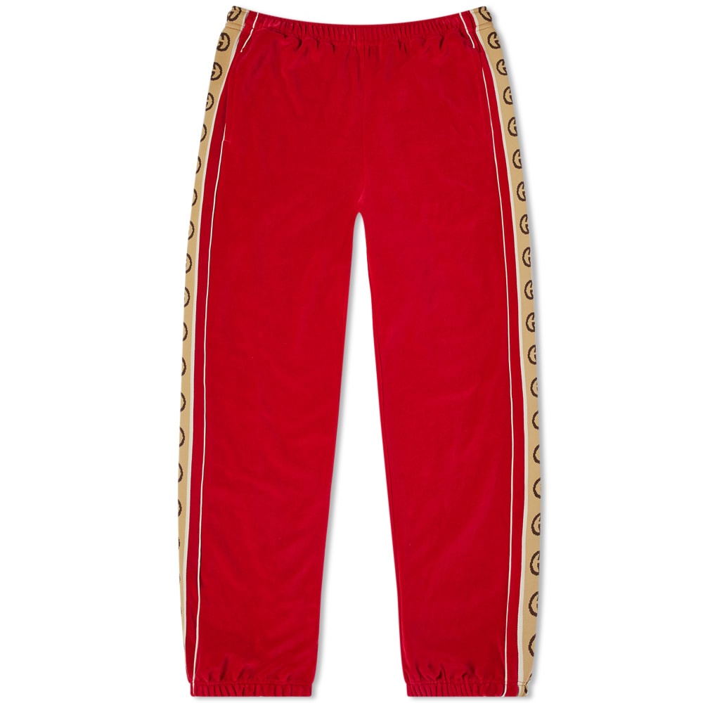 Gucci Velour Taped Oversized Track Pant - 1