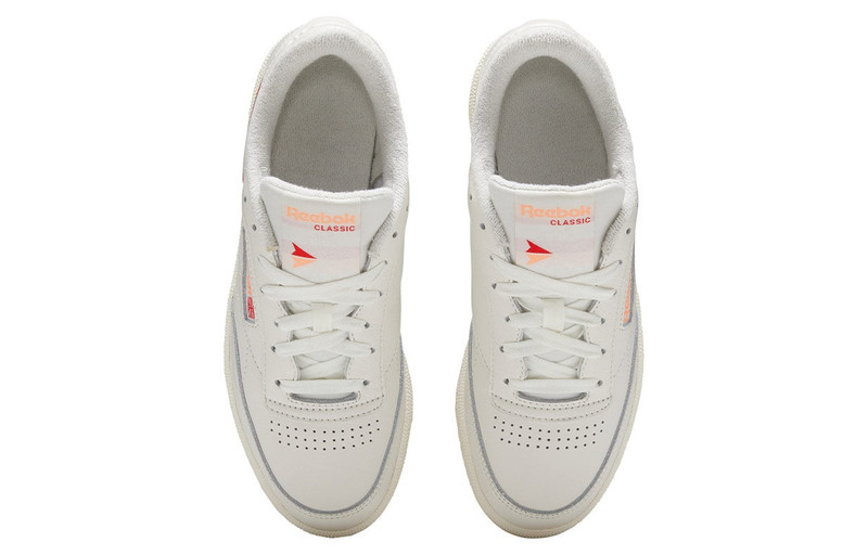 Reebok (WMNS) Reebok Club C 85 'Chalk Sunbaked Orange' EF3489 outlook