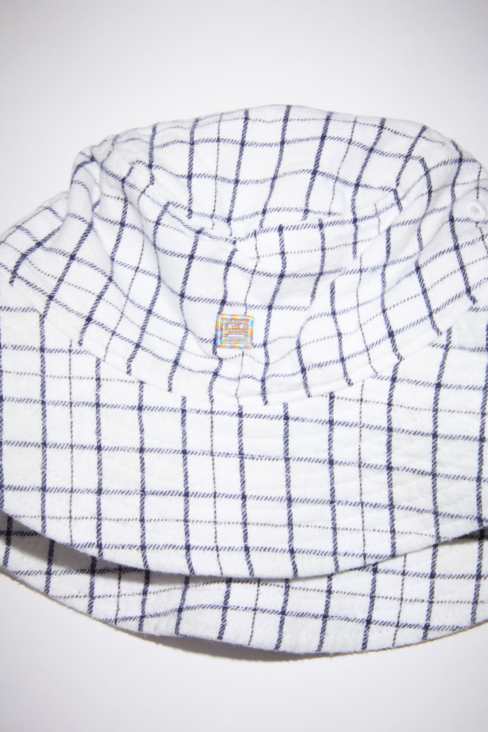 Flannel bucket hat - Optic white / black - 5