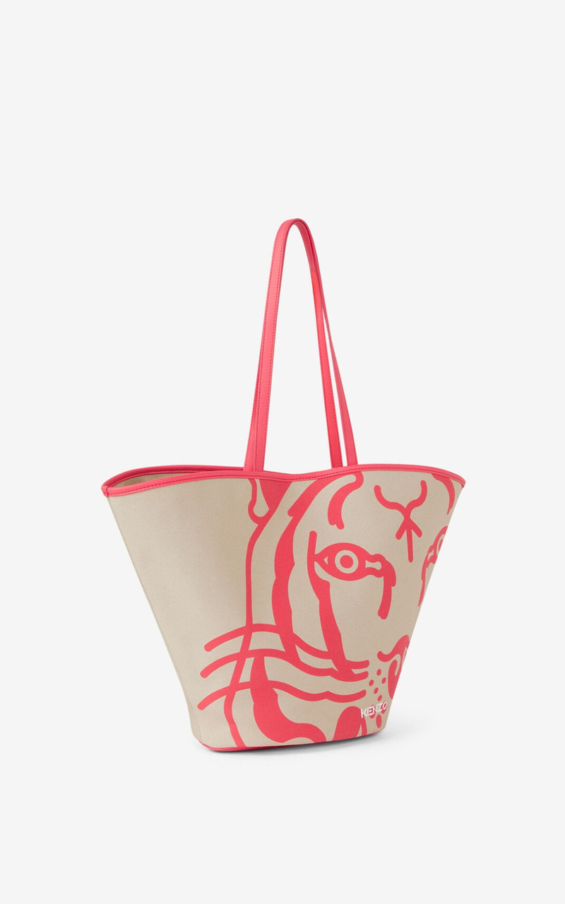 K-Tiger large canvas tote bag 4