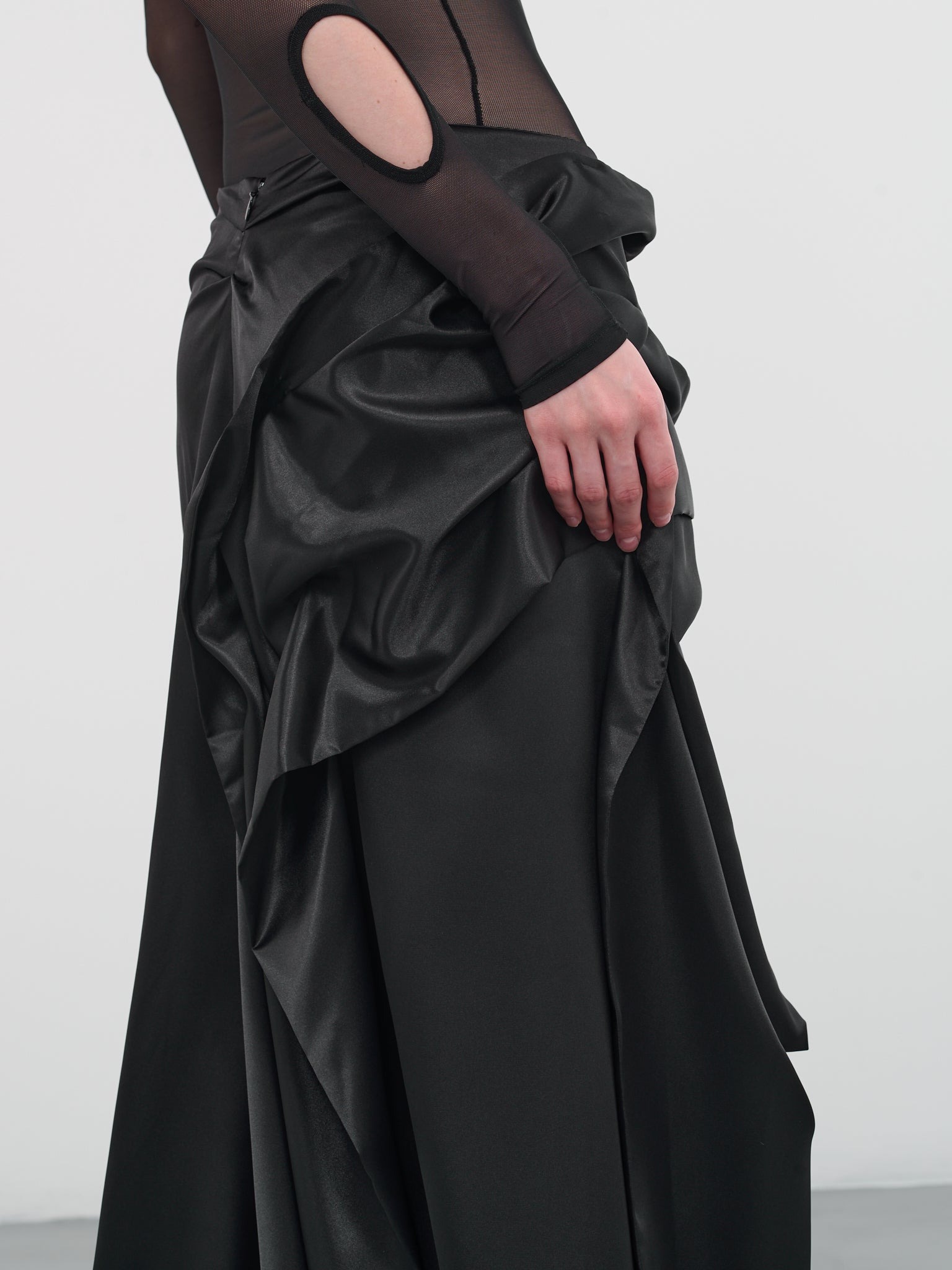 Satin Bow Skirt - 5