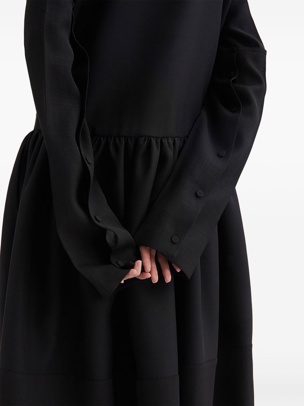 shirt midi dress - 4