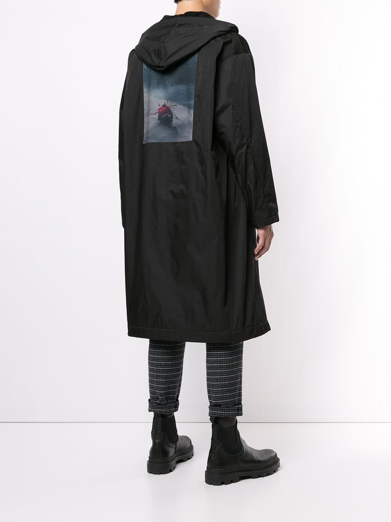 graphic-print hooded parka 4