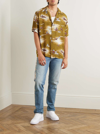 Kapital Convertible-Collar Printed Crepe Shirt outlook