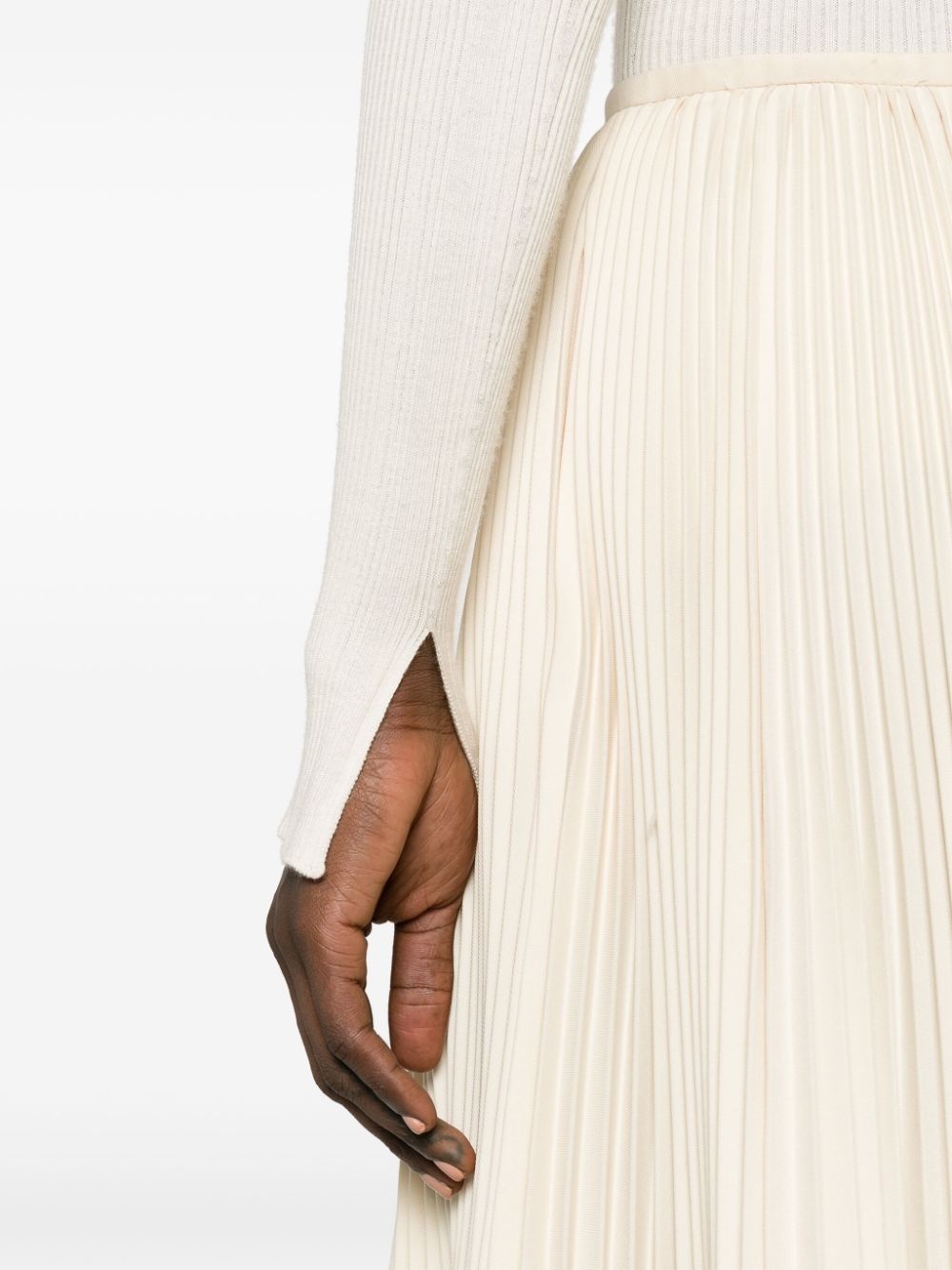 long-sleeve knitted top - 5