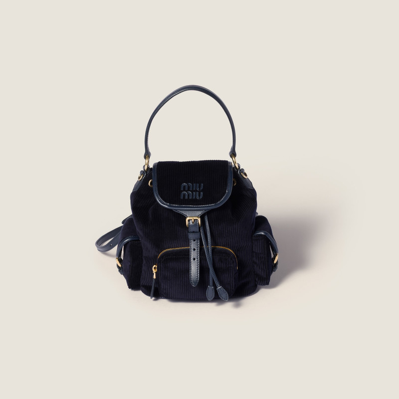 Corduroy backpack 1