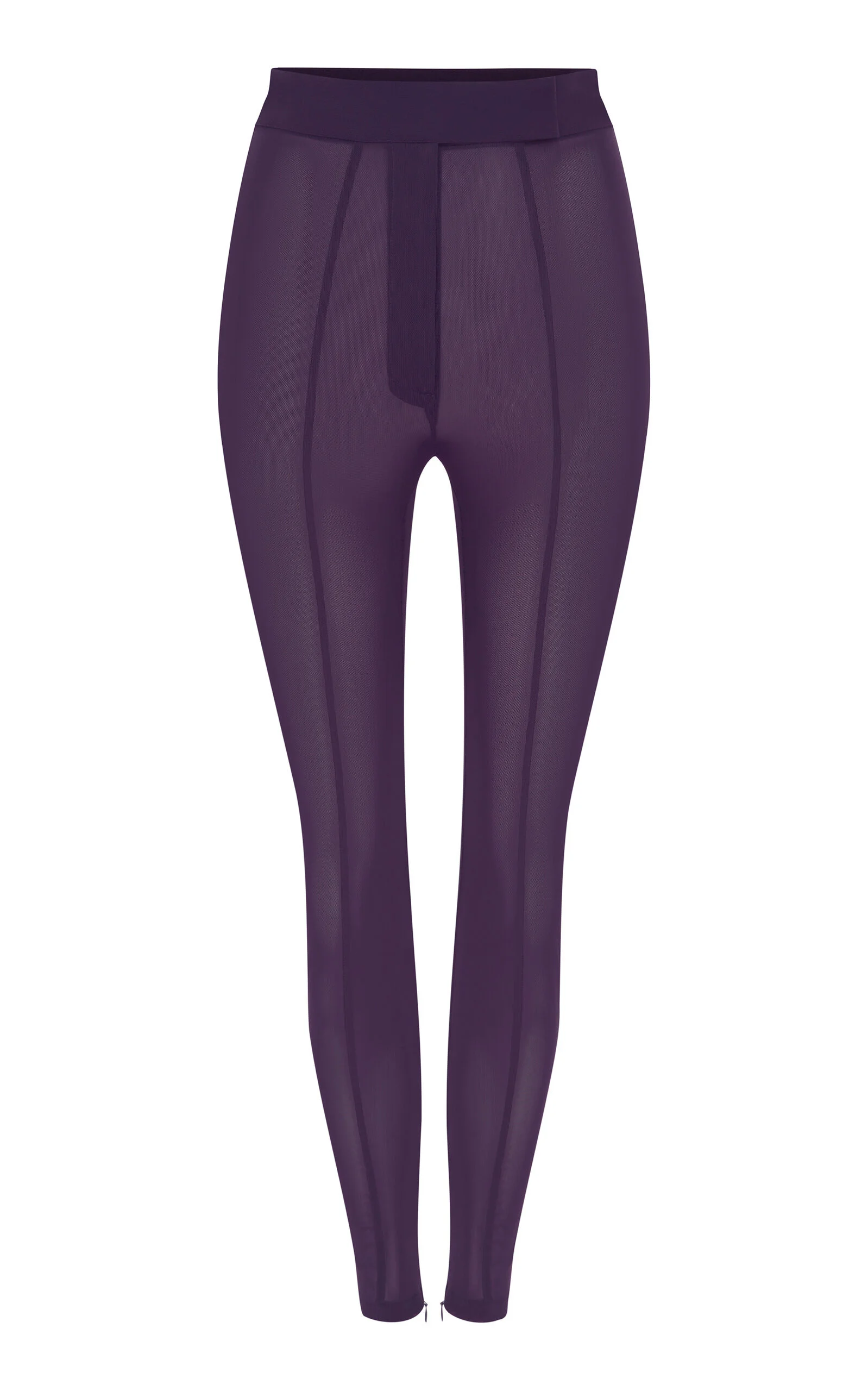 High-Rise Power Mesh Leggings purple - 1