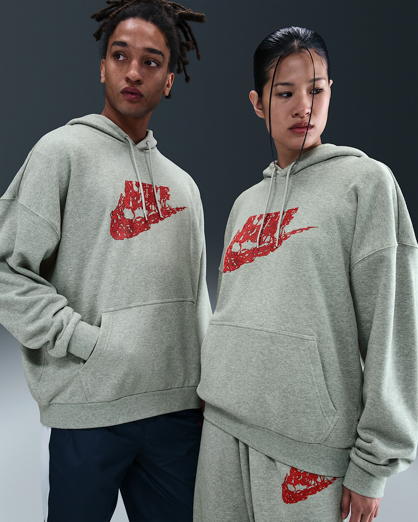 Nike x Stranger Things Men's Oversized Hoodie - 1