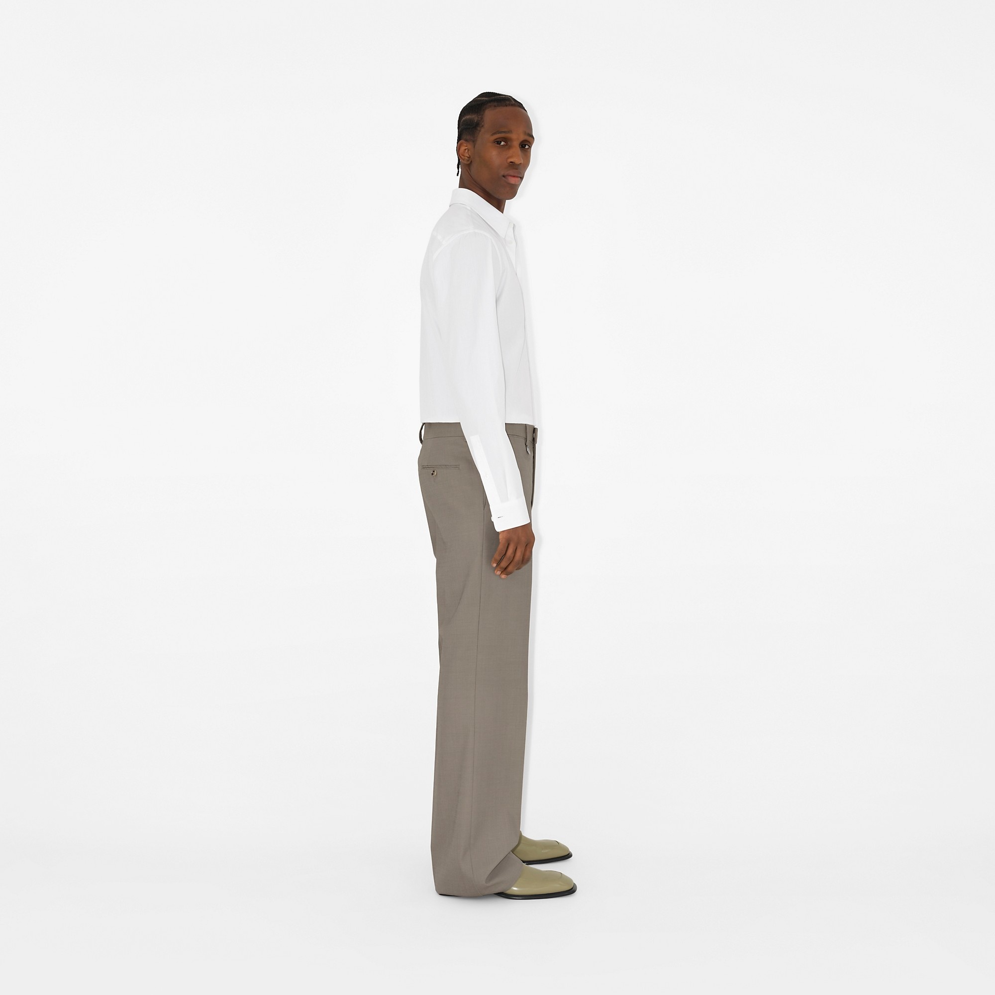 Wool Tailored Trousers - 3