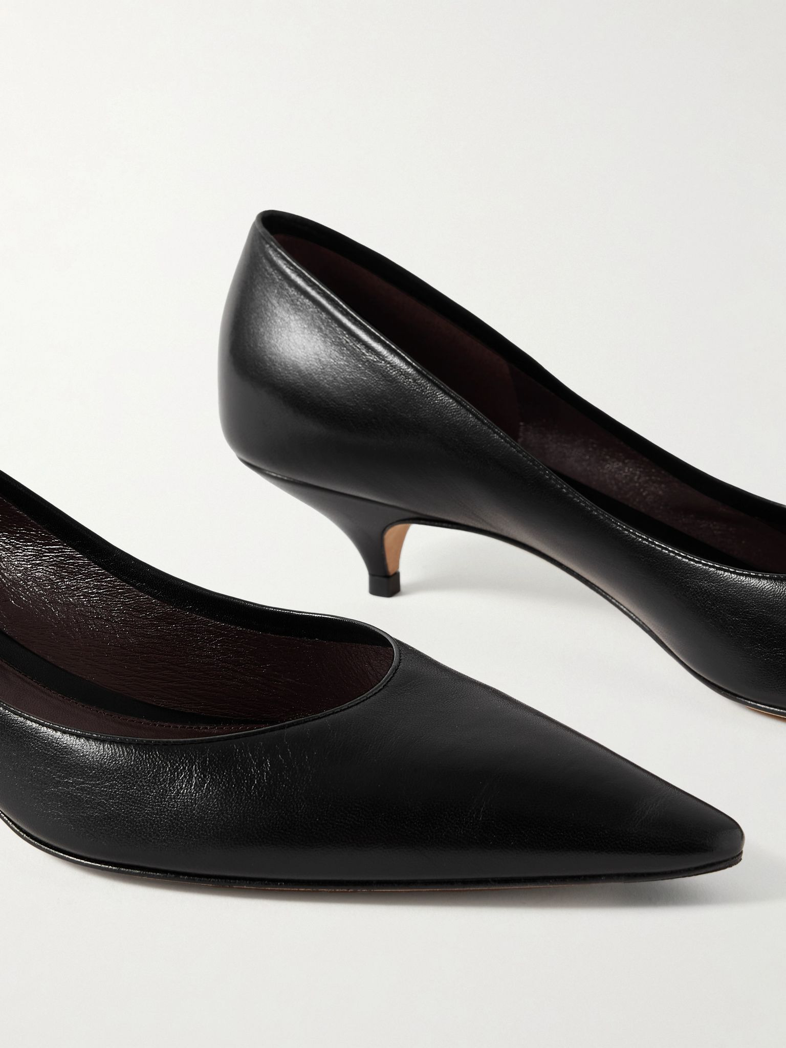 Liisa leather pumps Black - 4
