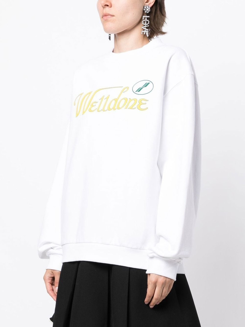 logo-print cotton hoodie 3