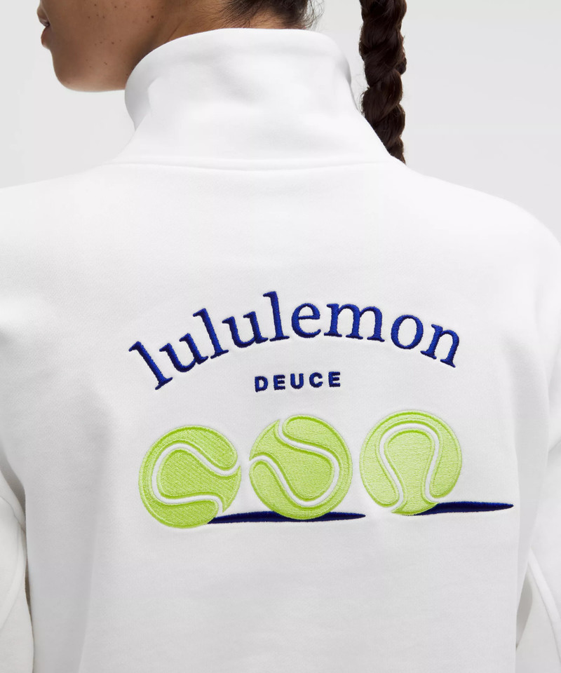 Cotton Terry Tennis Half Zip *Deuce 9