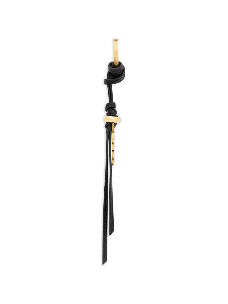 Cassandre knotted leather keyring 3