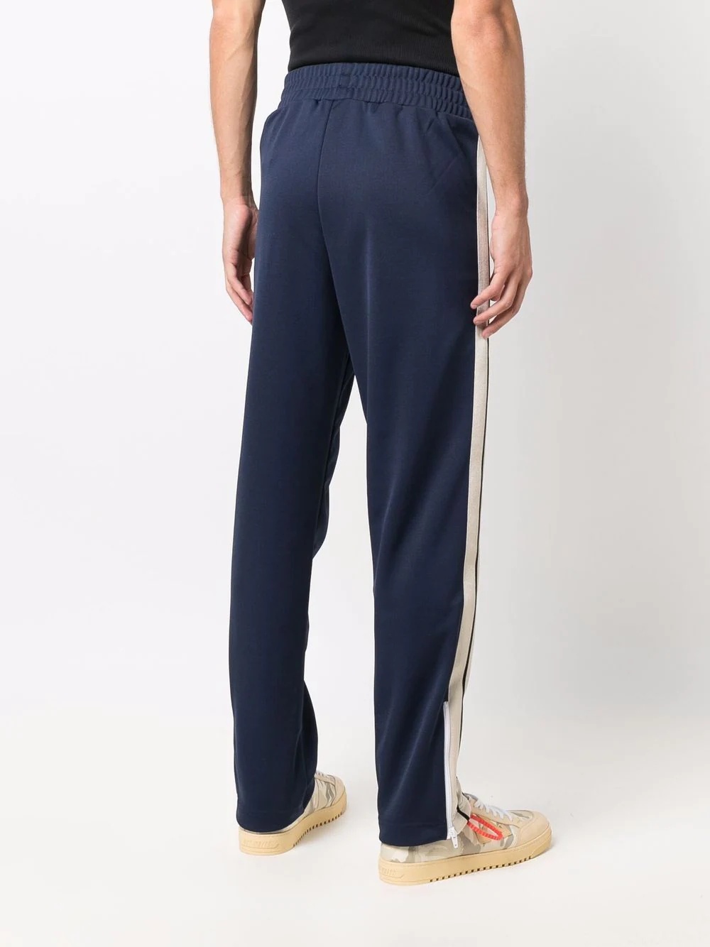 side-stripe track pants - 4