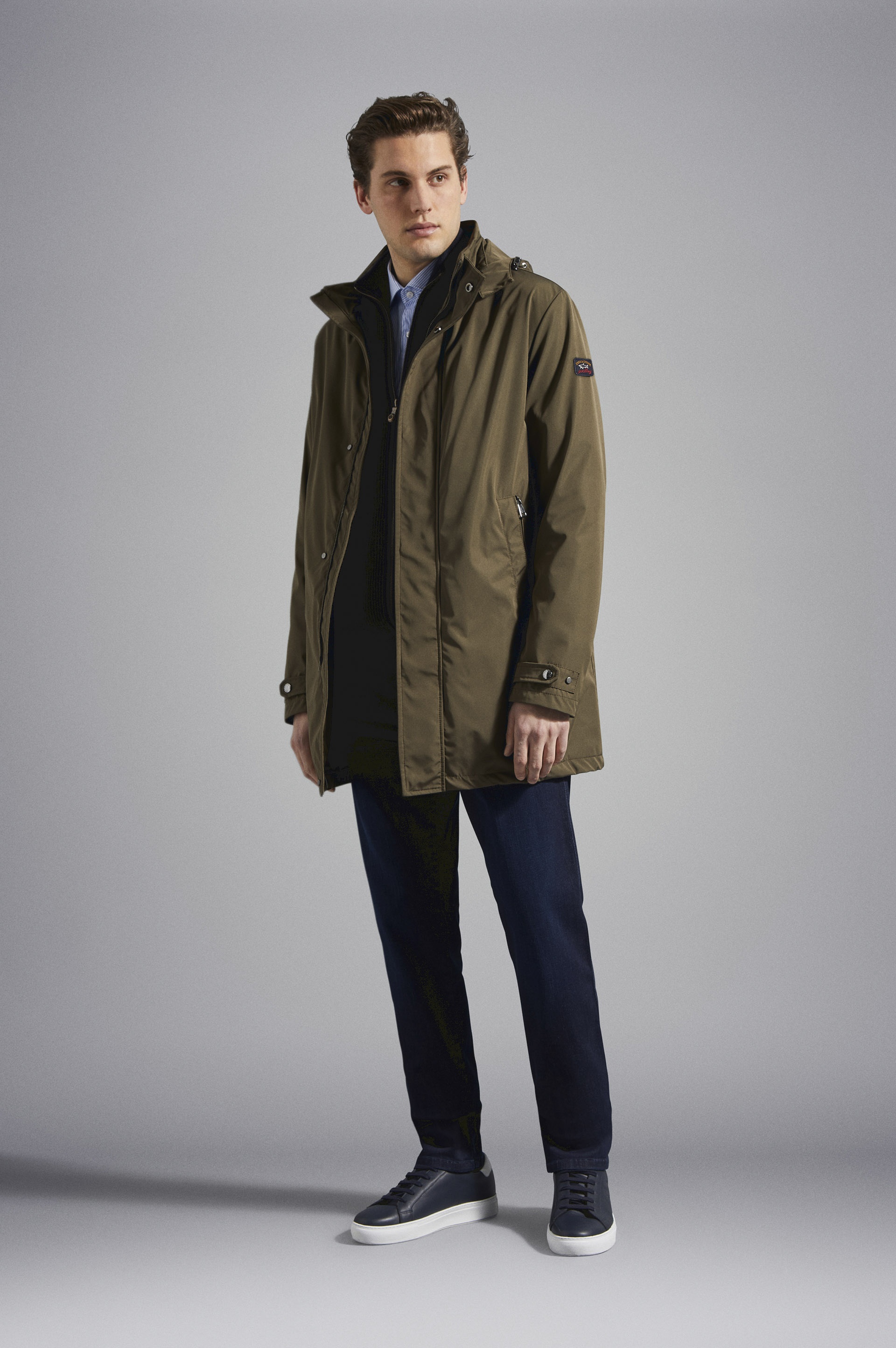 CARCOAT WITH DETACHABLE HOOD - 2