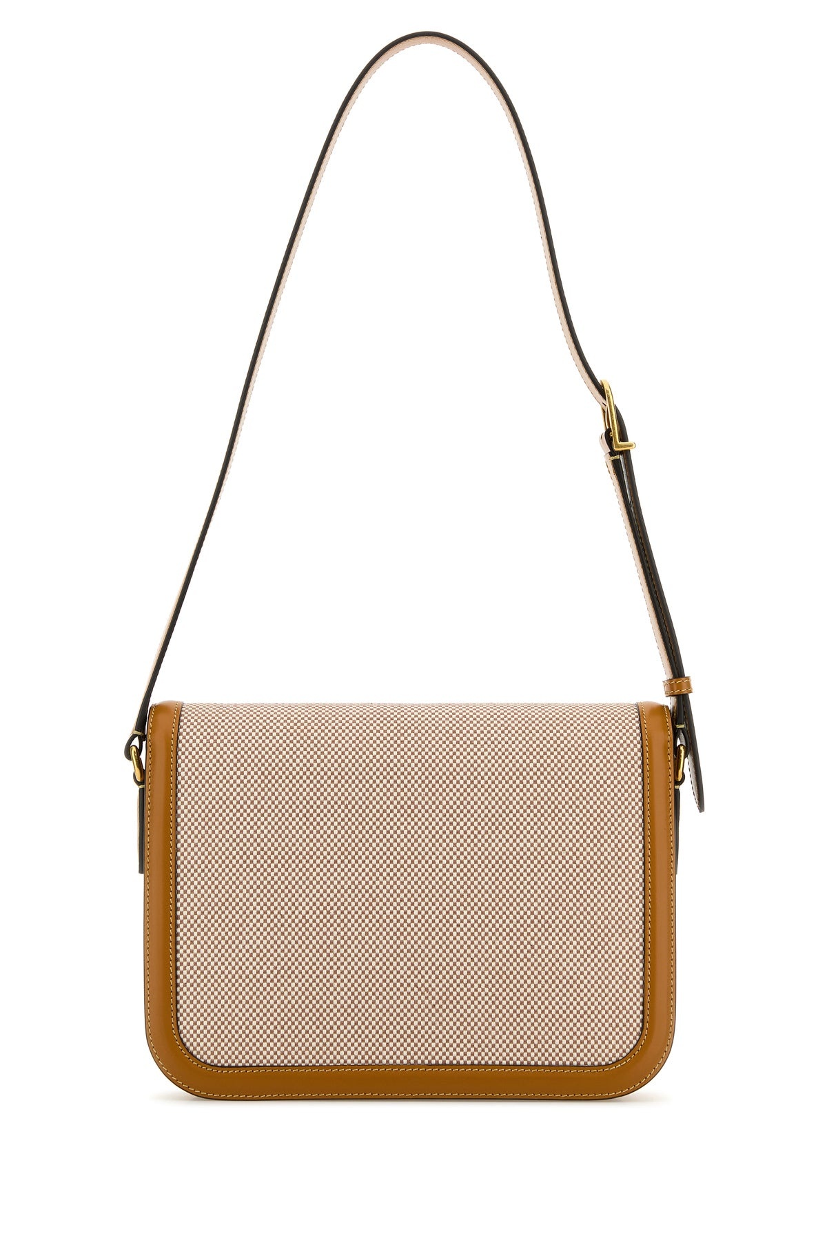 Two-tone canvas and leather 9TO5 shoulder bag - 3