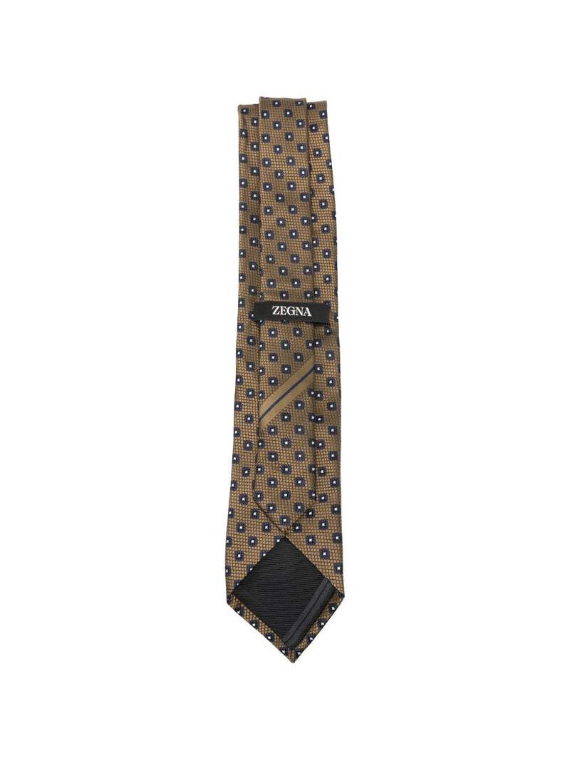 ZEGNA patterned tie outlook
