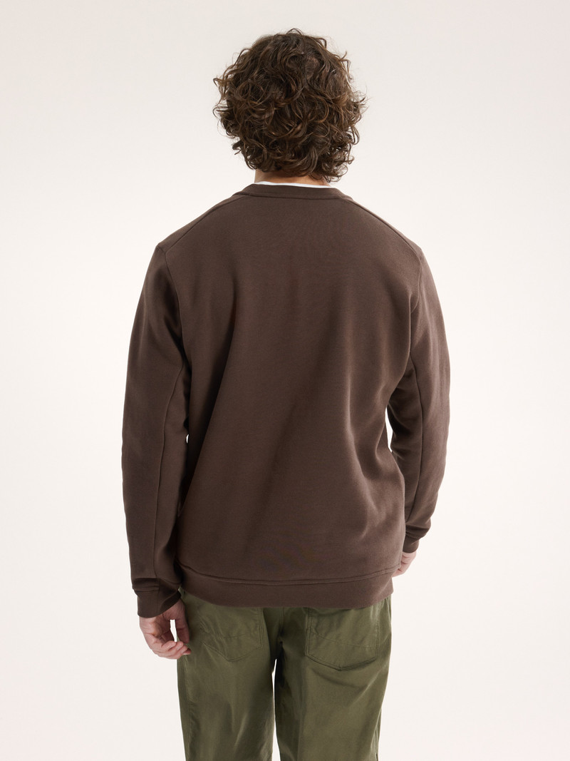 Emblem Fleece Crew Neck Pullover 6