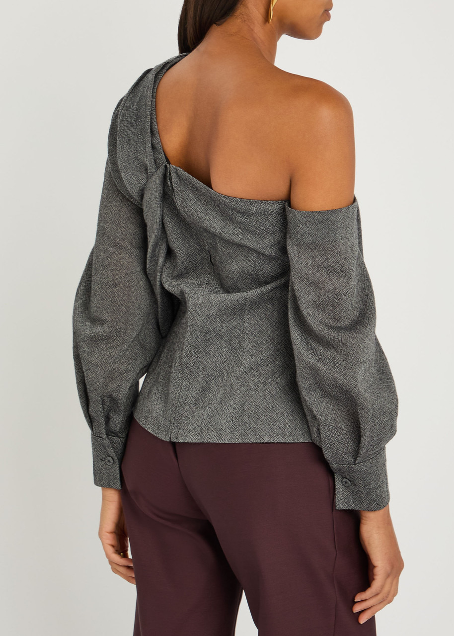 Emilia Wickstead Alida Draped Wool top - 2