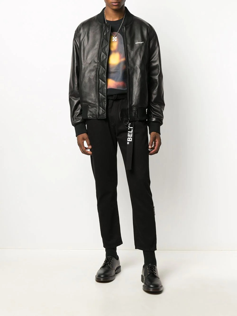 leather Agreement bomber jacket - 2