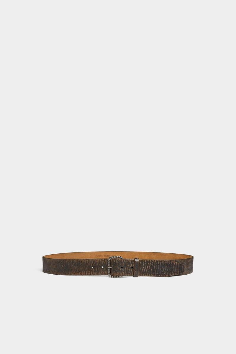 DSQUARED2 VINTAGE BUCKLE SCALLOP BELT outlook