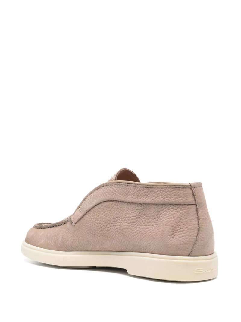 pebbled 스웨드 loafers 3