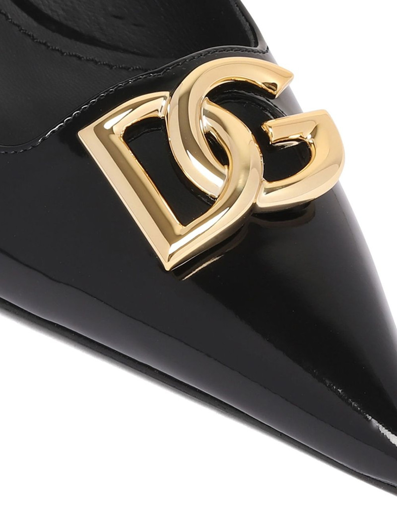 90mm logo-plaque pumps 4