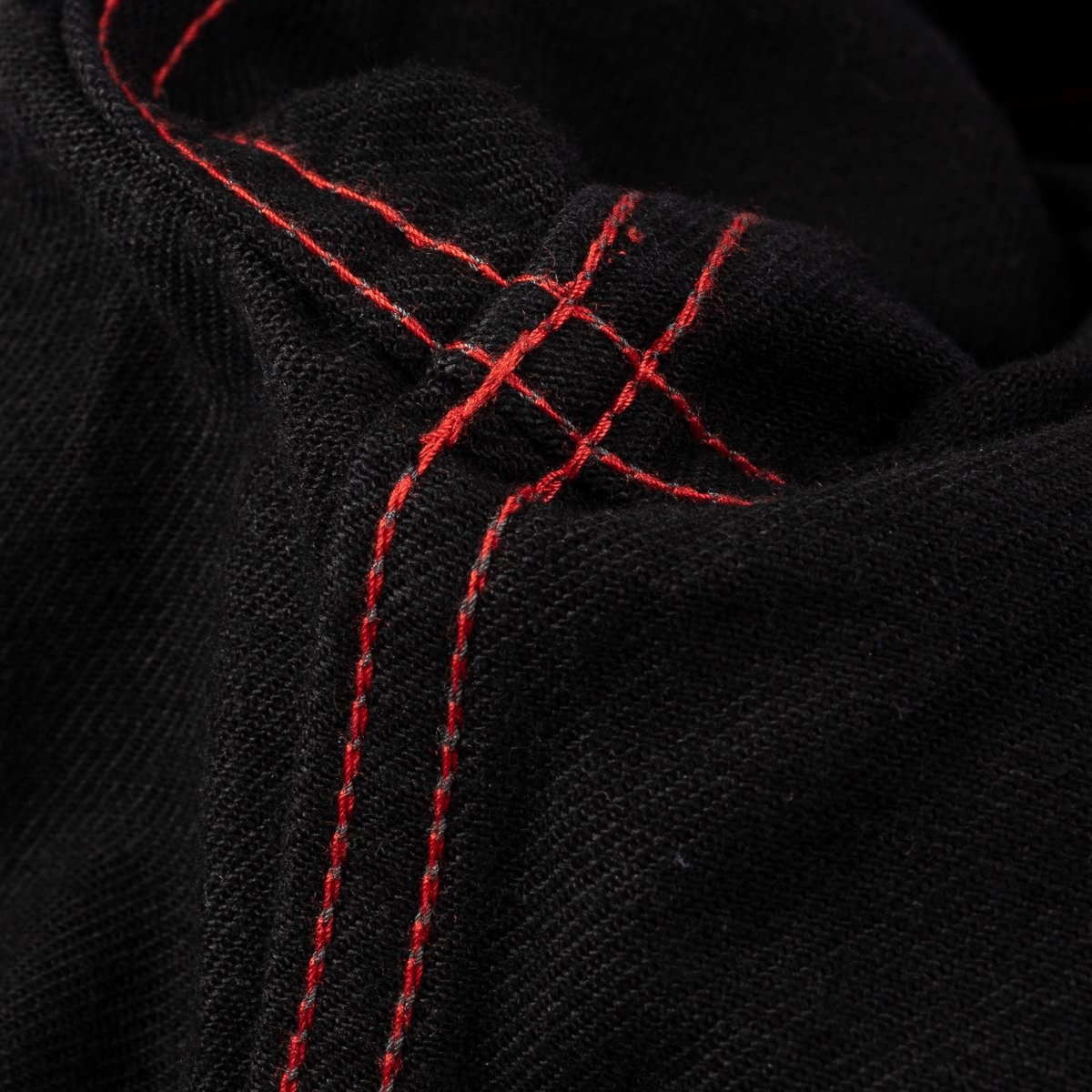 IHSH-68-BLK 12oz Wabash Work Shirt - Black with Metal Buttons - 10