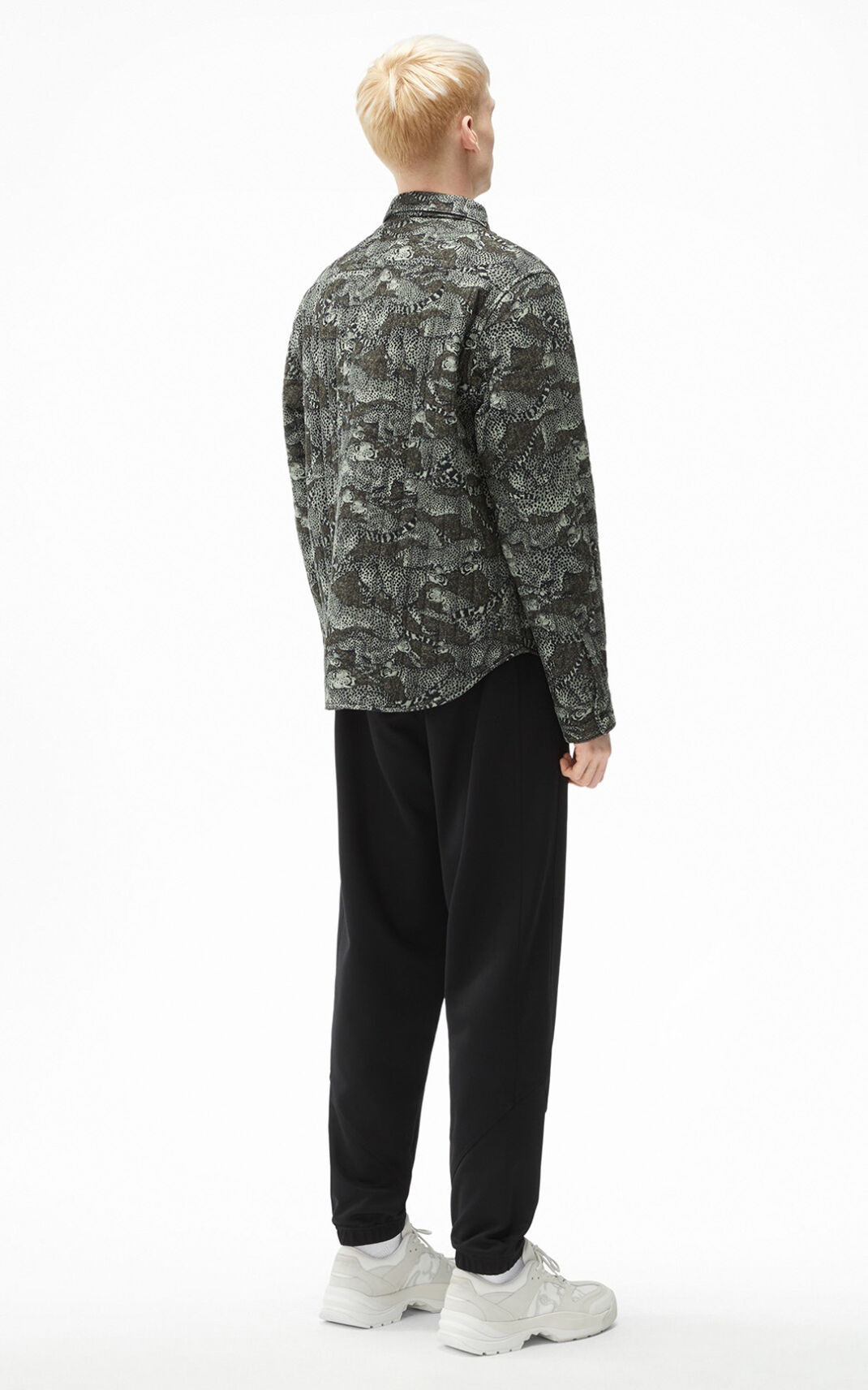 'Archive Leopard' quilted shirt - 4