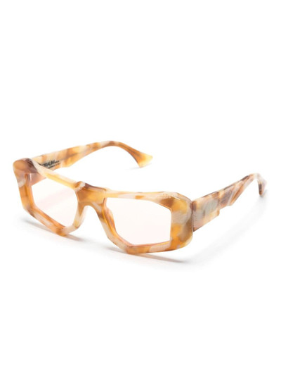 Kuboraum F6 geometric-frame glasses outlook