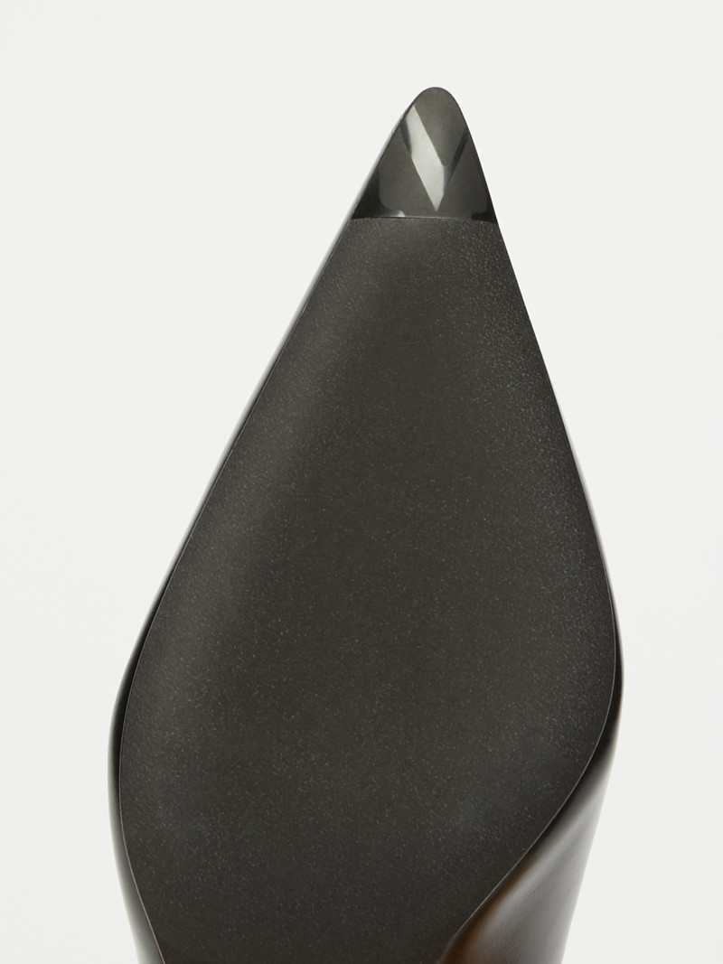 BOWSLINGY Leather slingback mules with bow 6