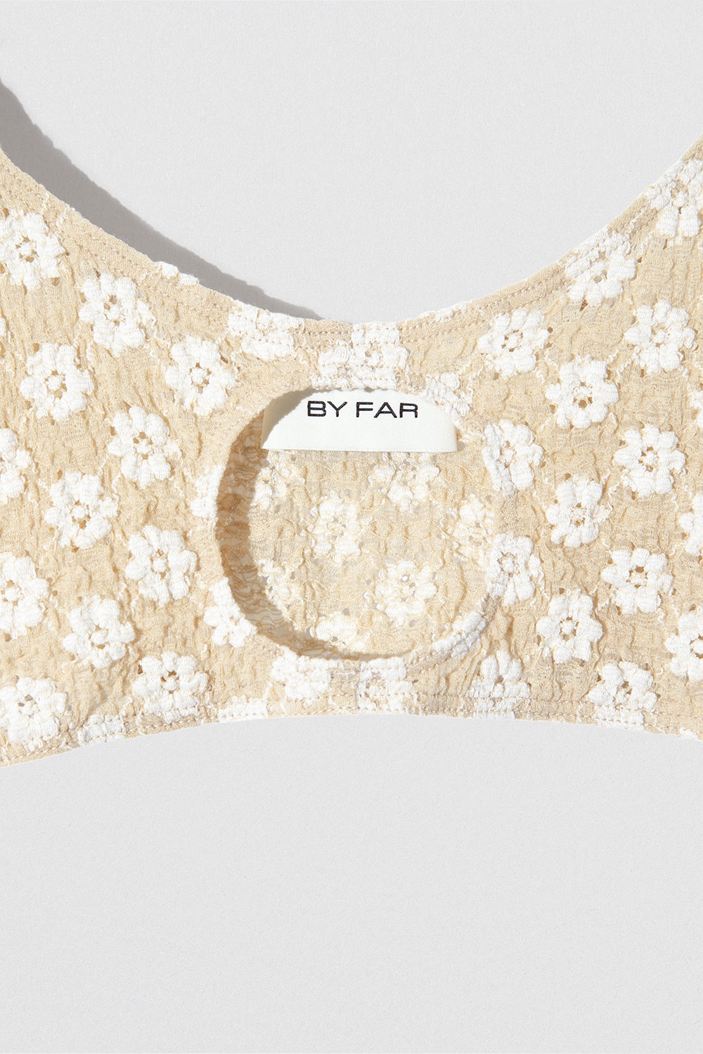 RUBI BRALETTE BEIGE FLORAL LACE - 2