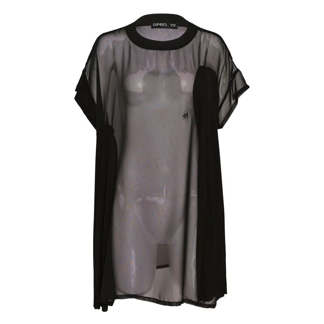 Sheer Convertible Dress - 1