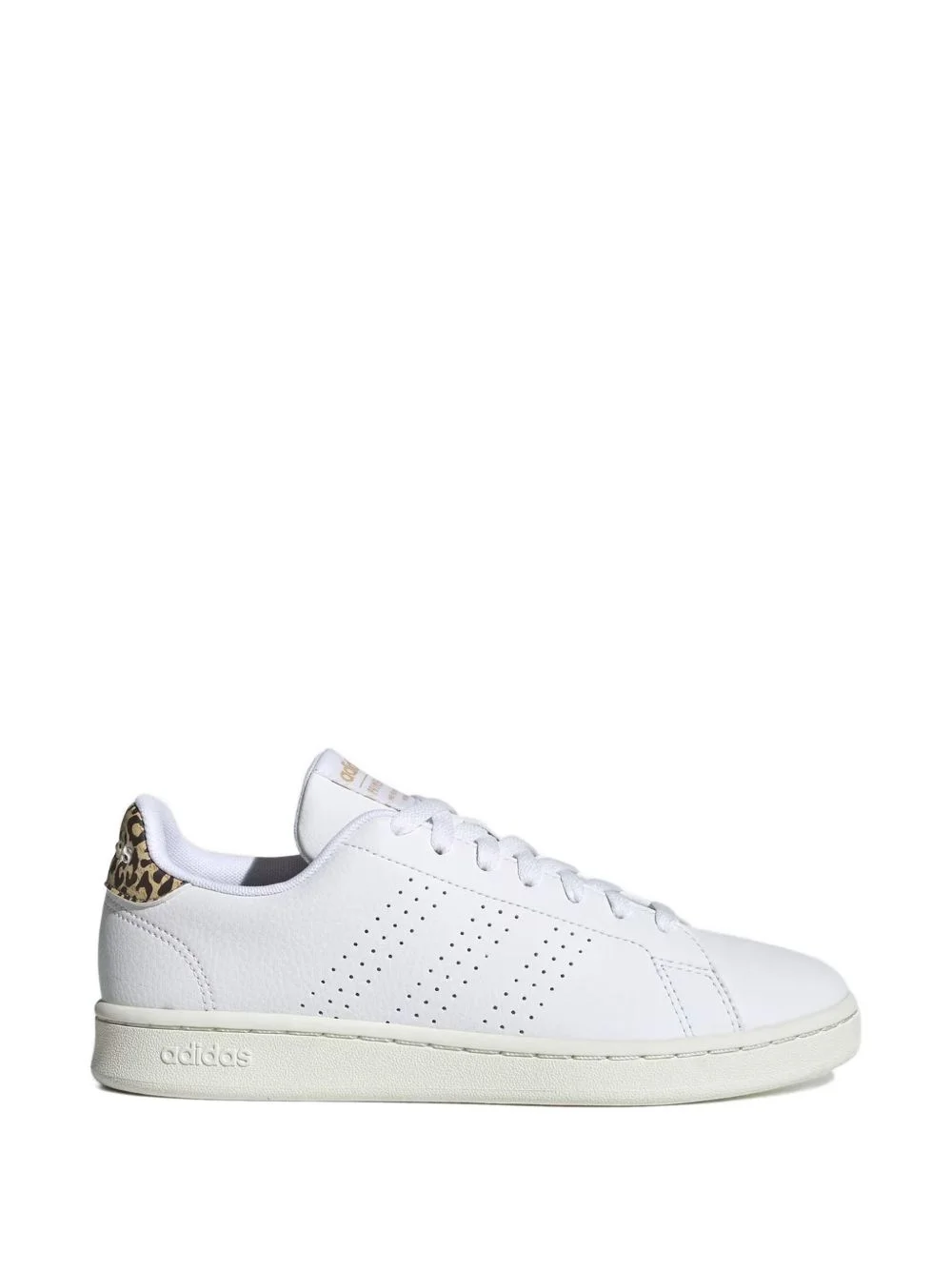 perforated animal print sneakers - 1