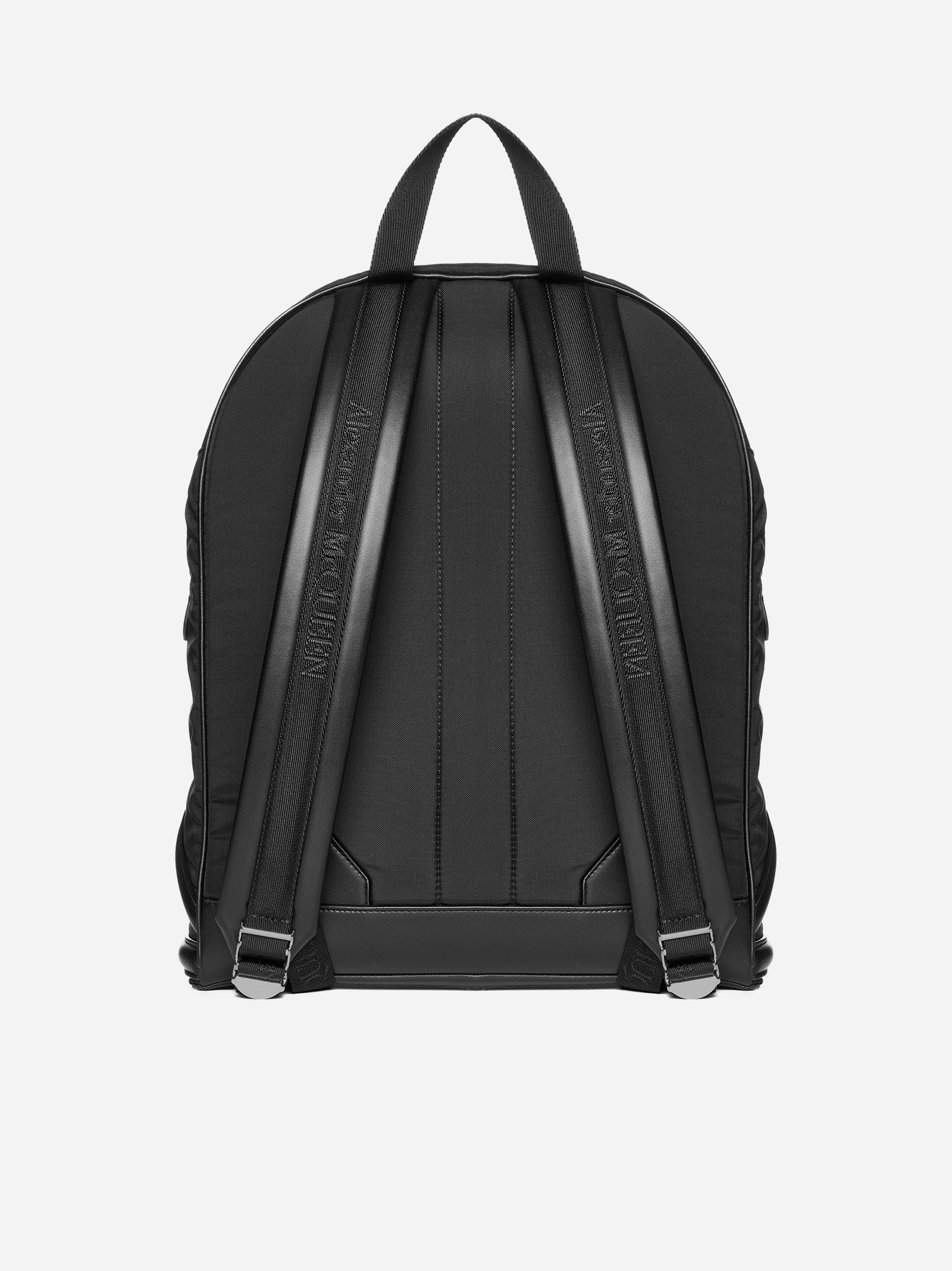 Harness nylon and leather backpack - 5