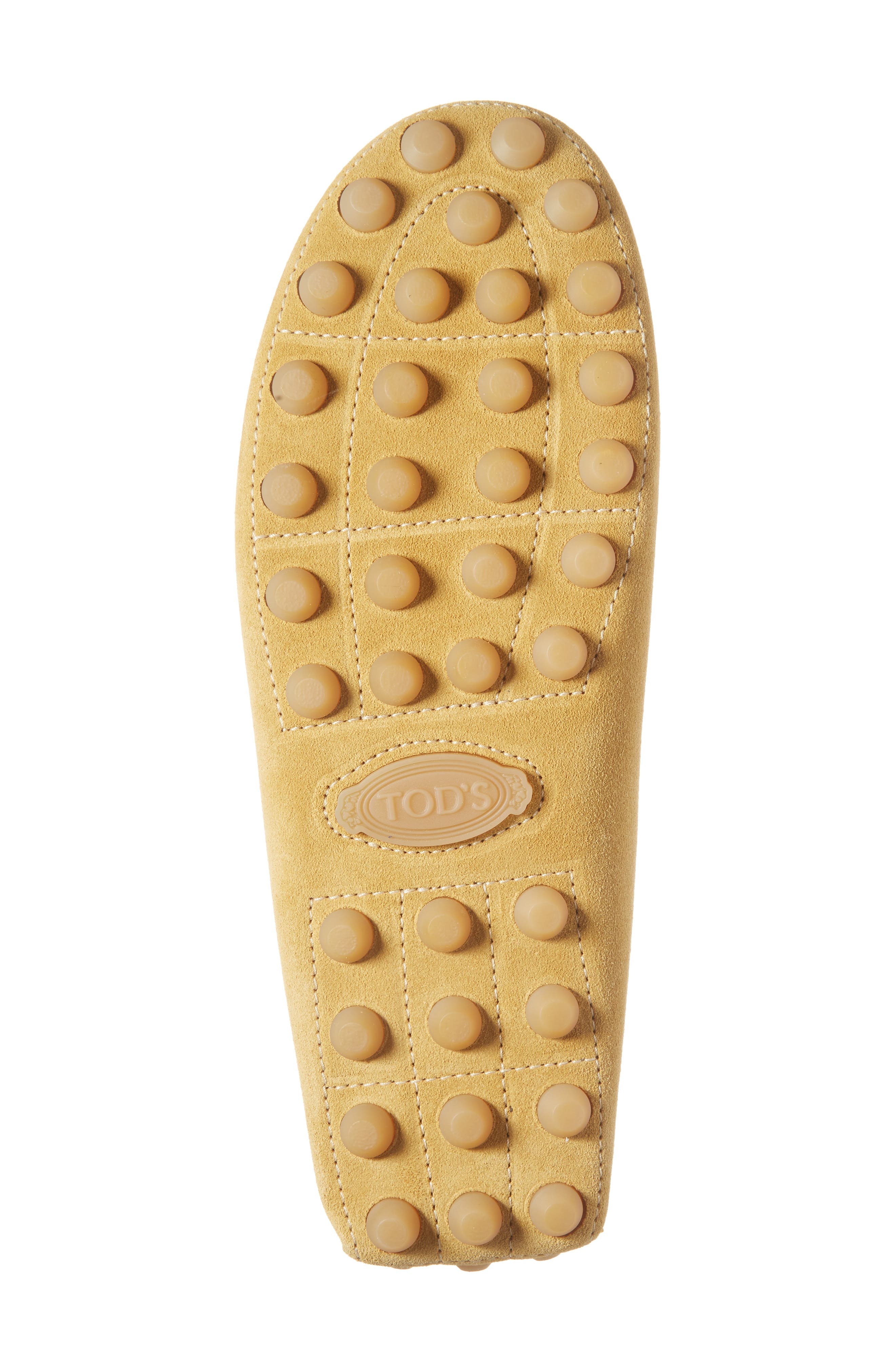 Tod's Gommino Bubble Suede Driving Shoe in Giallo Senape at Nordstrom - 6