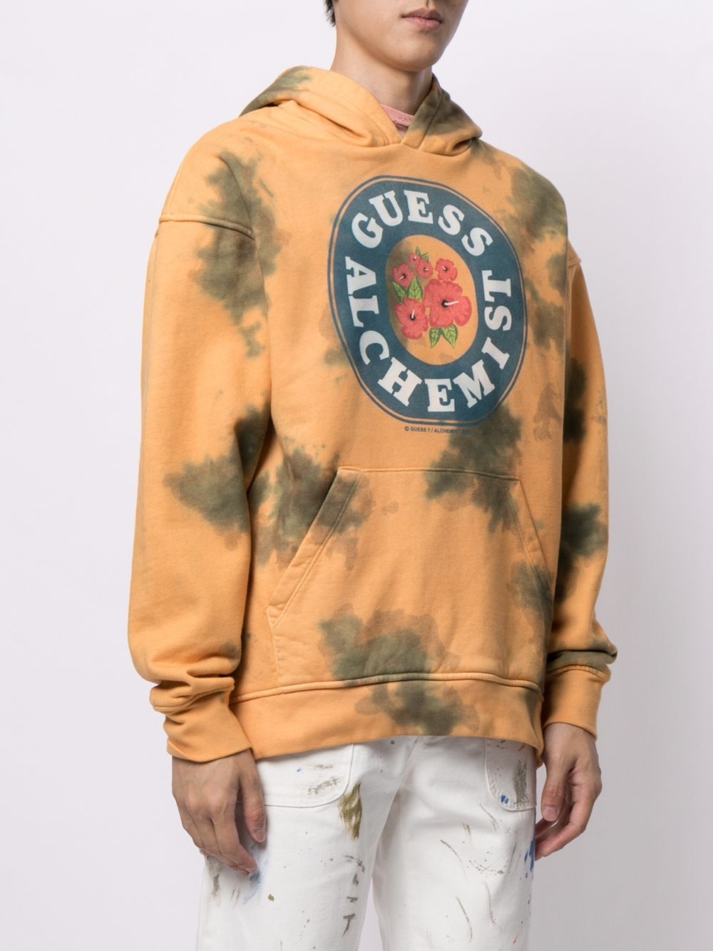 tie-dye cotton hoodie - 3