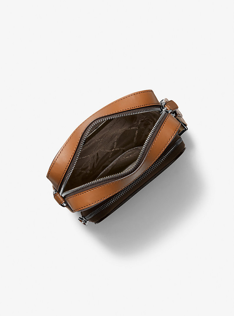 MICHAEL KORS Hudson Mini Signature Logo Flight Bag outlook