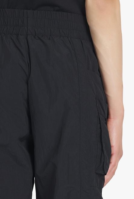 Black nylon cargo pants - 7