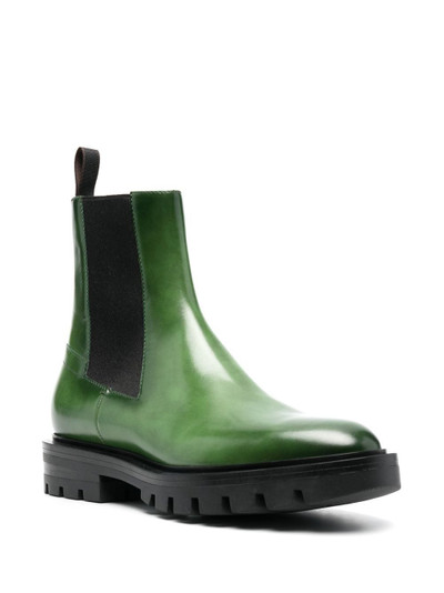 Santoni elasticated side-panel boots outlook