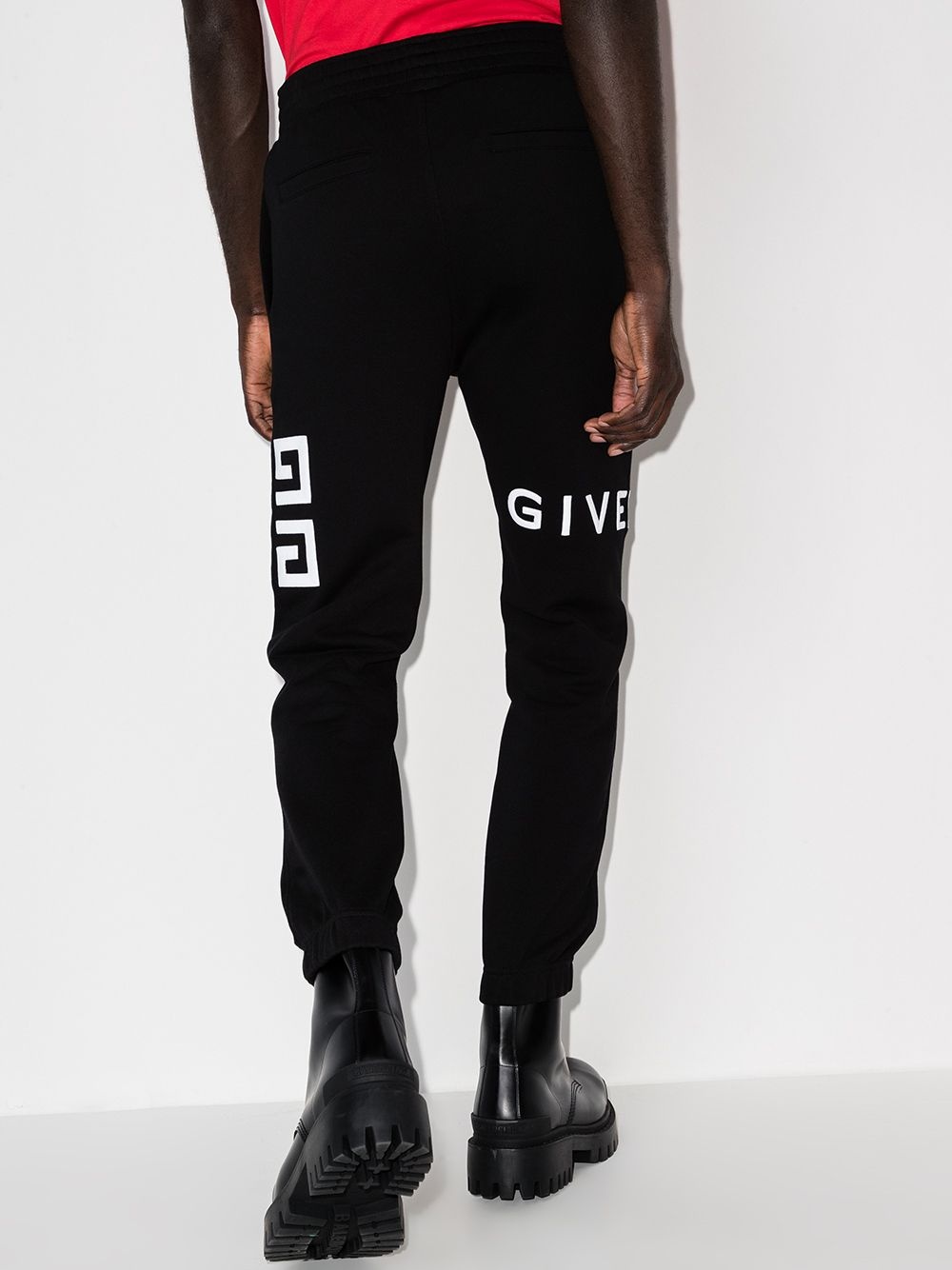 4G logo tapered trackpants - 3